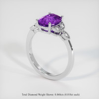 1.59 Ct. Gemstone Ring, 14K White Gold 2