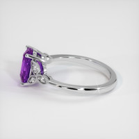 1.59 Ct. Gemstone Ring, 14K White Gold 4