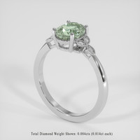 1.92 Ct. Green Beryl Ring, 14K White Gold 2
