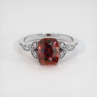 2.94 Ct. Gemstone Ring, 14K White Gold 1