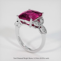 6.33 Ct. Gemstone Ring, 14K White Gold 2