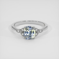 1.83 Ct. Bi Color Sapphire Ring, 14K White Gold 1