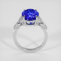 5.52 Ct. Blue Sapphire Ring, 14K White Gold 3