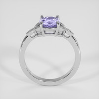 1.51 Ct. Bi Color (Peacock) Tanzanite Ring, 18K White Gold 3