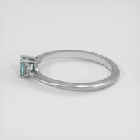0.41 Ct. Alexandrite Ring, 18K White Gold 4