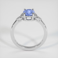 1.50 Ct. Blue Sapphire Ring, 18K White Gold 3