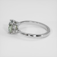 1.83 Ct. Bi Color Sapphire Ring, 18K White Gold 4