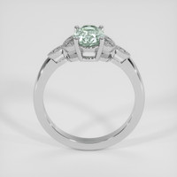 1.64 Ct. Green Sapphire Ring, 18K White Gold 3