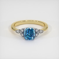 1.85 Ct. Gemstone Ring, 14K White & Yellow 1