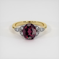 2.83 Ct. Gemstone Ring, 14K White & Yellow 1