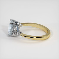 3.37 Ct. Sapphire Ring, 14K White & Yellow 4