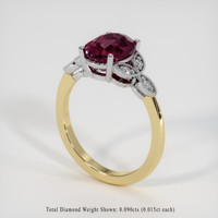 2.83 Ct. Gemstone Ring, 18K White & Yellow 2