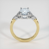 3.37 Ct. Sapphire Ring, 18K White & Yellow 3