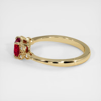 1.37 Ct. Ruby Ring, 10K Yellow Gold 4