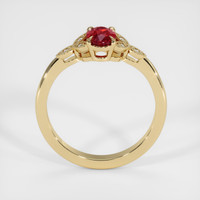 1.07 Ct. Ruby Ring, 10K Yellow Gold 3