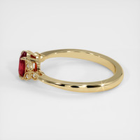 1.07 Ct. Ruby Ring, 10K Yellow Gold 4