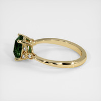 2.17 Ct. Green Sapphire Ring, 10K Yellow Gold 4