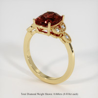 2.94 Ct. Gemstone Ring, 14K Yellow Gold 2