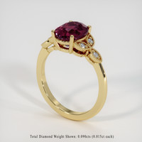 2.83 Ct. Gemstone Ring, 14K Yellow Gold 2