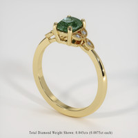 0.86 Ct. Gemstone Ring, 14K Yellow Gold 2