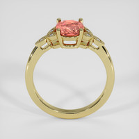 1.52 Ct. Padparadscha Sapphire Ring, 14K Yellow Gold 3