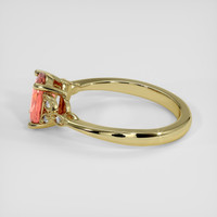 1.52 Ct. Padparadscha Sapphire Ring, 14K Yellow Gold 4