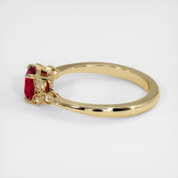 1.37 Ct. Ruby Ring, 14K Yellow Gold 4