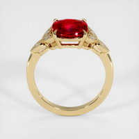 3.07 Ct. Ruby Ring, 14K Yellow Gold 3