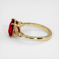 3.07 Ct. Ruby Ring, 14K Yellow Gold 4