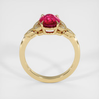 2.03 Ct. Ruby Ring, 14K Yellow Gold 3