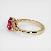 2.03 Ct. Ruby Ring, 14K Yellow Gold 4