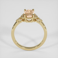 2.07 Ct. Padparadscha Sapphire Ring, 14K Yellow Gold 3