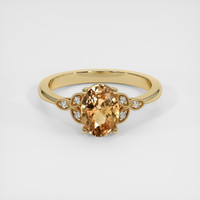 1.65 Ct. Sapphire Ring, 14K Yellow Gold 1