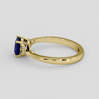 2.00 Ct. Blue Sapphire Ring, 18K Yellow Gold 4