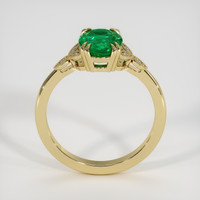 1.54 Ct. Emerald Ring, 18K Yellow Gold 3