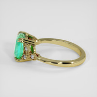 3.06 Ct. Emerald Ring, 18K Yellow Gold 4
