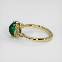 1.76 Ct. Emerald Ring, 18K Yellow Gold 4