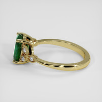 1.76 Ct. Emerald Ring, 18K Yellow Gold 4
