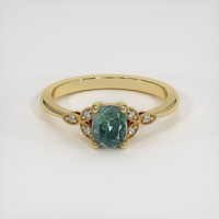 0.86 Ct. Gemstone Ring, 18K Yellow Gold 1