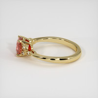 1.12 Ct. Sapphire Ring, 18K Yellow Gold 4