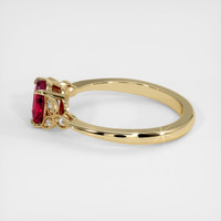 2.05 Ct. Ruby Ring, 18K Yellow Gold 4