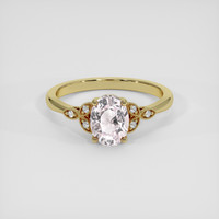 1.88 Ct. Pink Sapphire Ring, 18K Yellow Gold 1