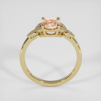 1.28 Ct. Padparadscha Sapphire Ring, 18K Yellow Gold 3