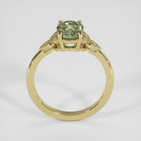 1.73 Ct. Green Sapphire Ring, 18K Yellow Gold 3