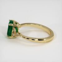 1.84 Ct. Emerald Ring, 18K Yellow Gold 4