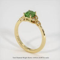 1.54 Ct. Sapphire Ring, 18K Yellow Gold 2