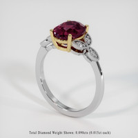 2.83 Ct. Gemstone Ring, 14K Yellow & White 2