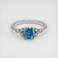 1.85 Ct. Gemstone Ring, 18K Yellow & White 1