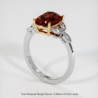 2.94 Ct. Gemstone Ring, 18K Yellow & White 2