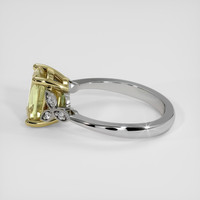 2.22 Ct. Yellow Sapphire Ring, 18K Yellow & White 4